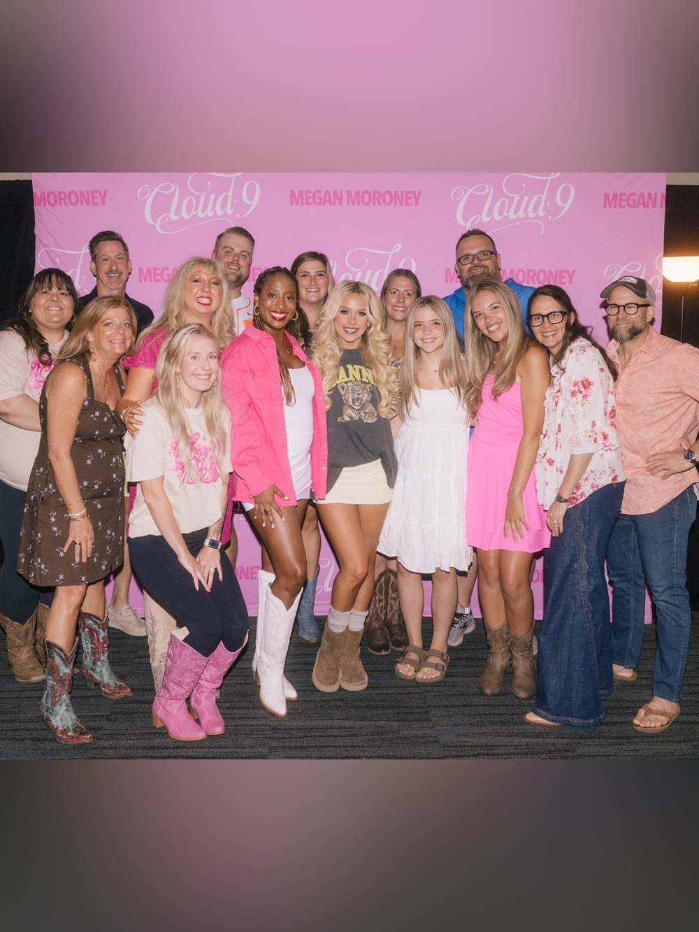 Megan Moroney Cloud 9 8/21 VIP Meet and Greet Pink Cup - Picture 4 of 5